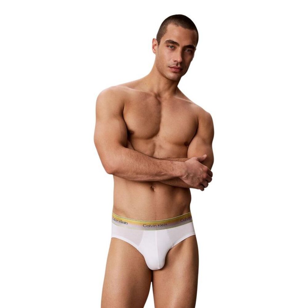 Calvin Klein Underwear White Cotton Men's Briefs